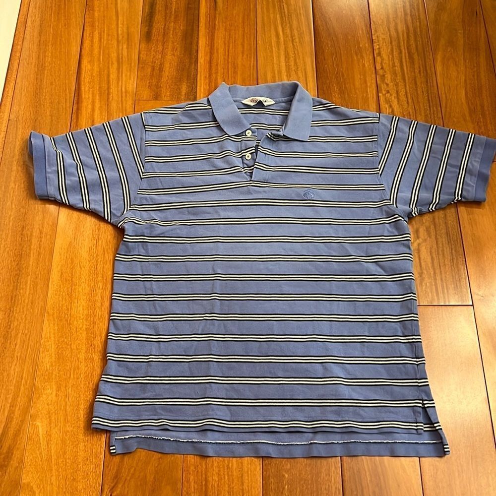 Brooks‎ Brothers Golden Fleece Cotton Thin Stripe Polo Shirt size M